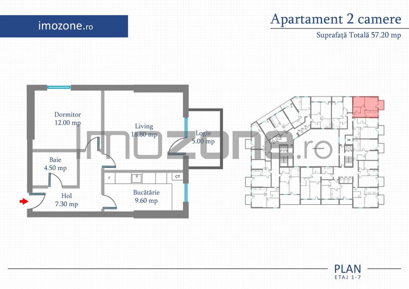 Militari Apartament 2 Camere 62 mp  Bloc Nou  Metrou Pacii / Preciziei